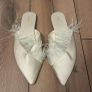 Zara Feathered Mules - Wedding Slipper Image 5