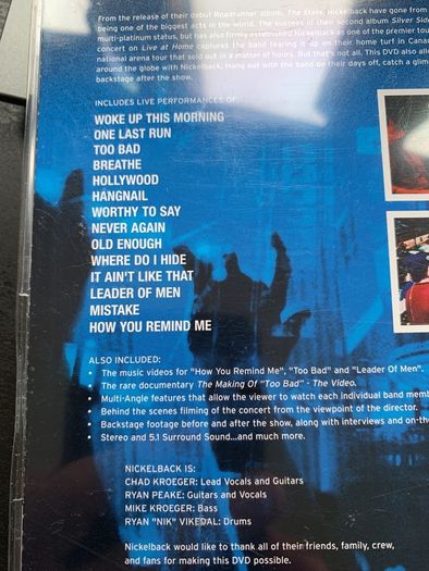 Nickelback live at home