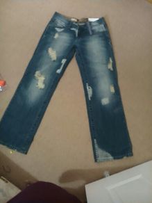 Slouch fit rib jeans new