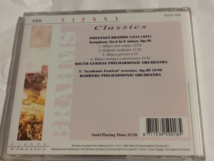 Brahms - Symphony No.4 Cd