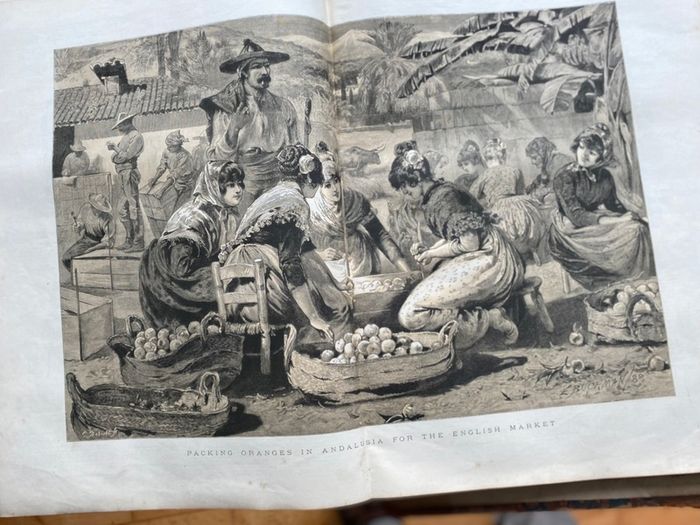 750 bound pages 1889 Graphic Magazine