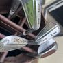 Vintage Ben Hogan Apex irons and leather bag Image 3