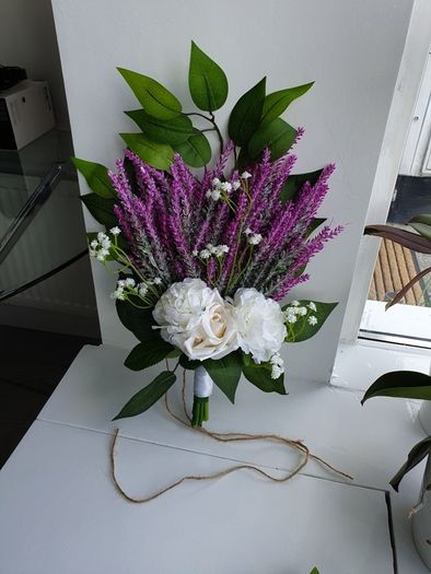 Lavender chair/ pew ends