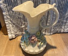 Beleek Floral Pitcher