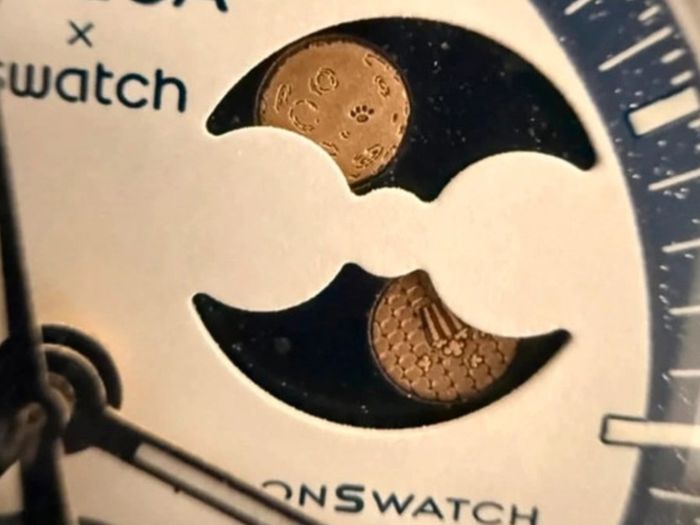Swatch moon watches