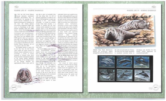 2000 Jersey (Channel Islands) Stamp Year Book (softback) issued by Jersey Post with 16 images of contents