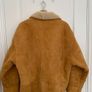 Vintage Unisex Tan Shearling Jacket Image 2
