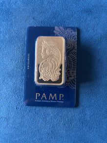 Gold Plated Pamp 100g Bar