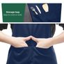 Pack Unisex Adjustable Bib Apron with 2 Pockets Cooking Kitchen Chef Women Men Aprons for Home Kitchen, Restaurant, Coffee house (Blue, Polyester) Image 3