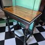 Small Vintage 1920s oak table Image 7