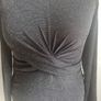H&M MAMA Glittery Maternity Dress Black Sparkly New With Tags Lined Long Sleeves CAN POST Image 2