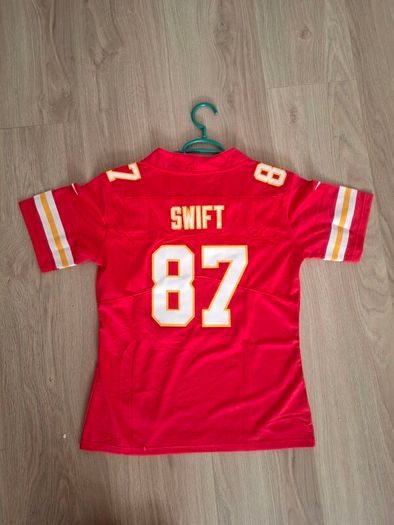 Custom Taylor Swift / Travis Kelce Kansas City Chiefs Jersey - Women's Small/meduim