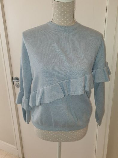 Zara pale blue knit uk 8-10