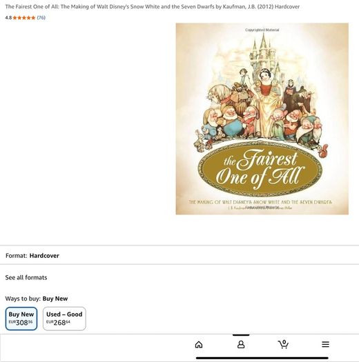 The Art and Making of Snow White and the Seven Dwarfs Book