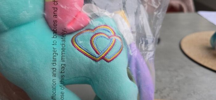Rainbow Beats - Lovable Plush New HQG1C MLP G1 My Little Pony