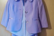 Precis petite purple blouse &amp; blazer &amp; Skirt 3 pieces set UK 10