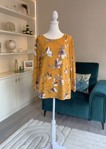 Ladies Mustard Long Sleeved Top from Dunnes Stores UK 12-14 / EU 40-42
