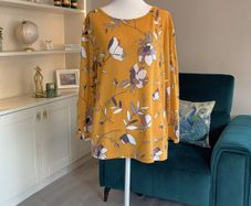 Ladies Mustard Long Sleeved Top from Dunnes Stores UK 12-14 / EU 40-42