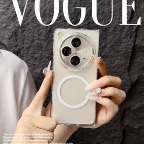 Transparent And Yellow-Resistant Magnetic Case Designed for Oneplus Open, Compatible with Magnetic Wireless Charging, Offering a Slim Fit And Shockproof