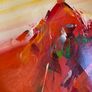 Large Hand Painted Oil on Canvas - Modern Abstract Impressionism Image 6