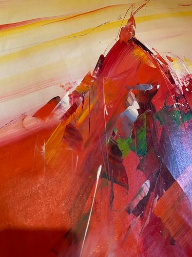 Large Hand Painted Oil on Canvas - Modern Abstract Impressionism