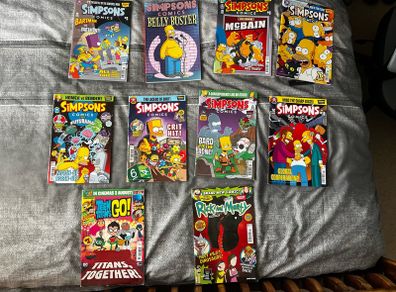 Various used comic books