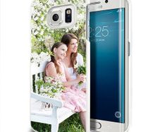 Samsung Galaxy S6 Edge - Personalised Hard case - Black, White or Transparent free postage