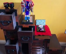 Unique Japanese/Korean display drawers