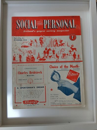 Social & Personal original magazine from 1950.