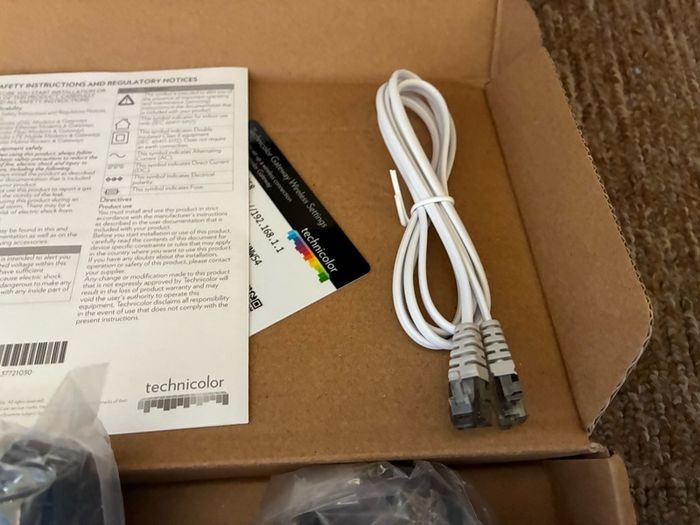Technicolor home network router.