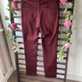 jeans burgundy straight leg jeans size 10 Dunnes stores Image 7