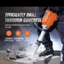 Jack Hammer Demolition Concrete Breaker Electric Hammer 4 Chisel Bits Image 2