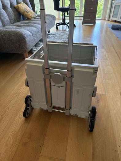 UNIQUE Stair-Climbing Folding Crate - The Ultimate Shopping Trolley