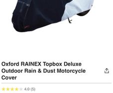 Motorbike/scooter rain cover medium