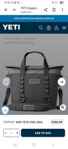 Yeti cooler bag