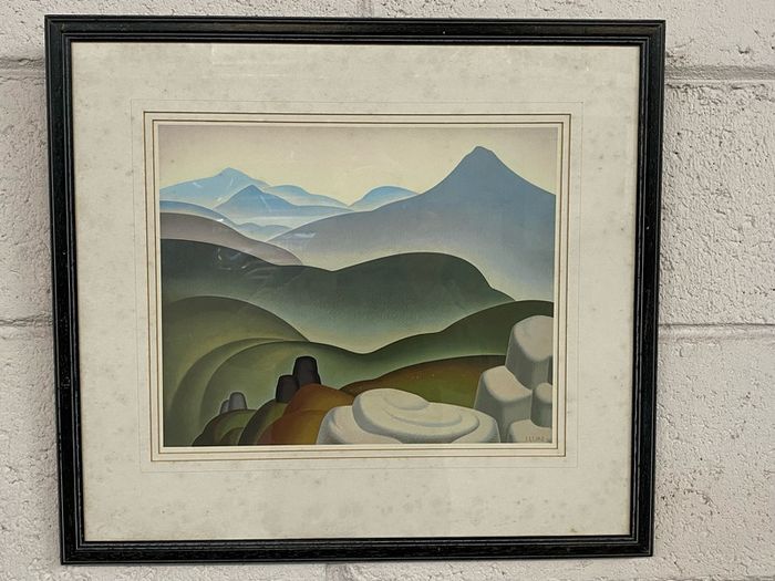 John Luke Print in the Mournes of a 1936 painting from The Ulster Museum