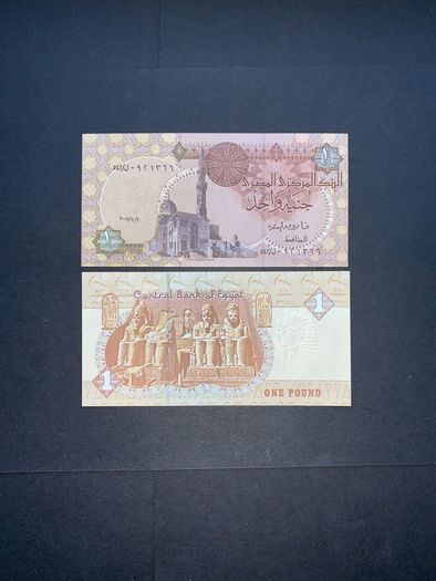Egypt  1 Pound  2003   ( uncirculated ) Pick 50.
