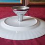 Royal Albert Moonlight Rose Bone China Gold Gilt Footed Cake Stand Made In England Image 8