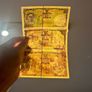 2007 Thailand Uncut Banknotes 1 5 10 Baht Uncut( 3 PCS In 1 Sheet ) , Real Original Uncut Notes for Collection, Note, 80th Anniversary Image 8