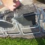 4 Garden Chairs in excellent condition, and fold away nicely for storage, great for camping trips Image 6