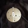 White Metal Candle Lantern. Star Design Image 4