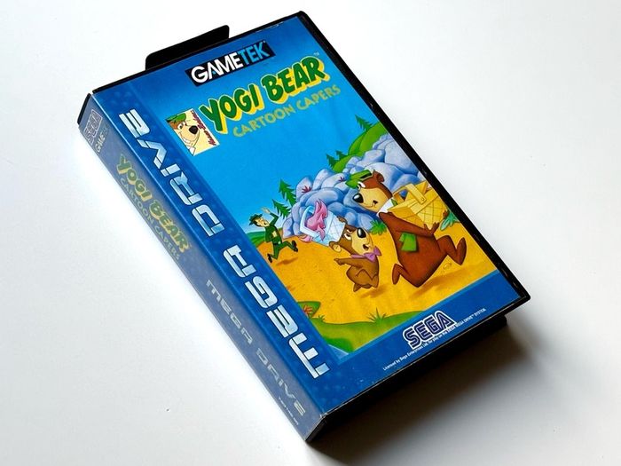 Yogi Bear Cartoon Capers for Sega Mega Drive - Boxed & Minty