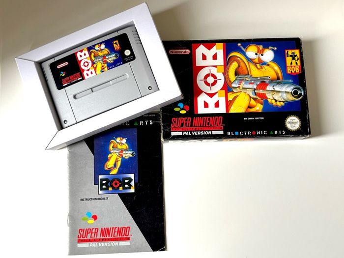 BOB for Nintendo SNES - Boxed & RARE