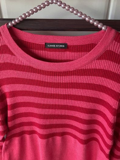 jumper hollister inspired 100% cotton striped jumper size 14/16