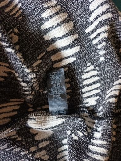 Dunnes  Stores  Print Frill Hem Dress.  S. M- 12.   B.N.W.T.
