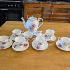 15pc Vintage Tuscan Fine Bone China Set (1947)