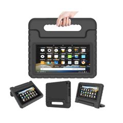 For Amazon Fire 7 2019 Case Kids Shockproof Tablet Smart Cover Handle EVA New Black - FHT06ATK1