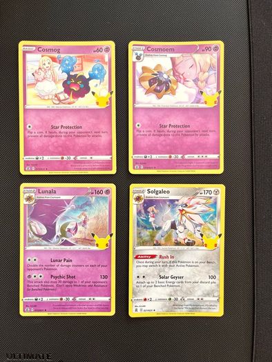 Pokemon Cards Large Lot 15+ Cards Celebrations 25th Anniversary Set Lugia Mew NM