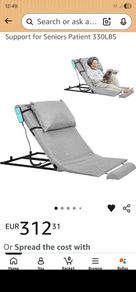 Electric lifting bed backrest