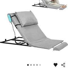 Electric lifting bed backrest